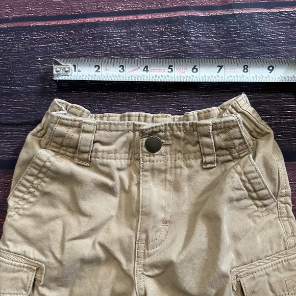 5 for $10 Cherokee Boys Khaki Cargo Shorts Size 4T - Picture 4 of 4